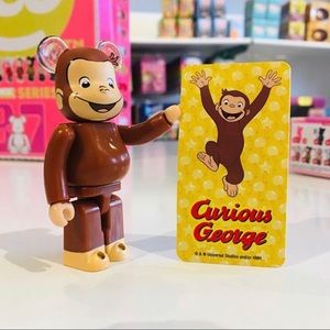 Curious George x Be@rbrick 100% NWT